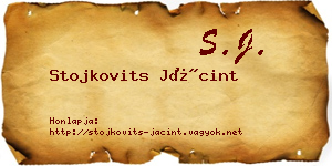 Stojkovits Jácint névjegykártya